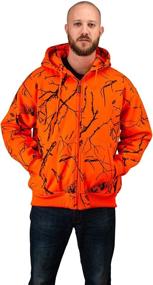 img 4 attached to TrailCrest Safety Orange Double Fleece Outdoor Recreation in Outdoor Clothing