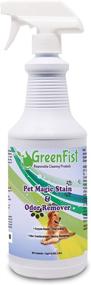 img 4 attached to GreenFist Enzyme-Powered Pet Stain & Odor Remover - Fast Acting Carpet Cleaner for Cats, Dogs Urine and More - 32 oz Spray