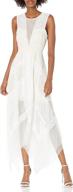 bcbgmax azria womens dress white logo