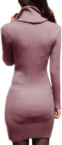 img 1 attached to 👗 V28 Vintage Stretchable Elasticity Sweater for Women: Chic Clothing for Dresses