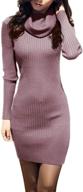 👗 v28 vintage stretchable elasticity sweater for women: chic clothing for dresses logo