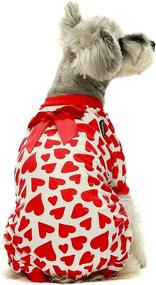 img 2 attached to Fitwarm 100% Cotton Dog Birthday Pajamas - Best Costumes for Pets, Cat Jumpsuits, Onesies, and Jammies