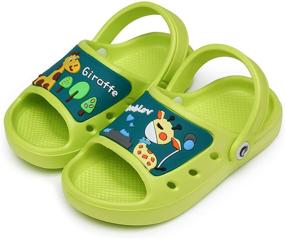 img 4 attached to 🦕 Dinosaur Boys' Lightweight Non Slip Celanda Slippers: Clogs & Mules Shoes