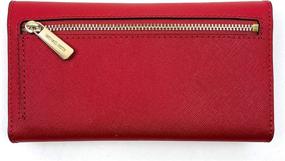 img 2 attached to 🔥 Женский кошелек Michael Kors Jet Set Travel Large Trifold (Пламя) - модный и функциональный кошелек для стильных женщин