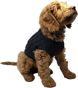 img 4 attached to 🐶 Funky Junque Pet Sweater Dog Jacket: Stylish & Warm Winter Coat for Your Puppy!