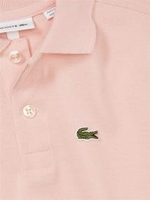 img 2 attached to 👕 Lacoste Short Sleeve Classic Pique Polo Shirt for Boys