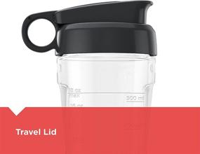 img 2 attached to Compact and Versatile: BLACK+DECKER PowerCrush Personal Blender Jar for On-the-Go Blending, Clear with Travel Lid