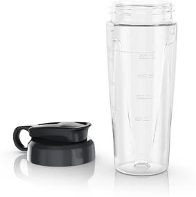 img 4 attached to Compact and Versatile: BLACK+DECKER PowerCrush Personal Blender Jar for On-the-Go Blending, Clear with Travel Lid