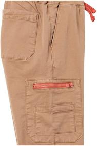 img 1 attached to Versatile and Stylish: Amazon Essentials Boys Woven Zip-Pocket Cargo Jogger Pants