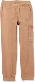 img 2 attached to Versatile and Stylish: Amazon Essentials Boys Woven Zip-Pocket Cargo Jogger Pants