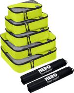hero packing cubes set organizers travel accessories and packing organizers logo