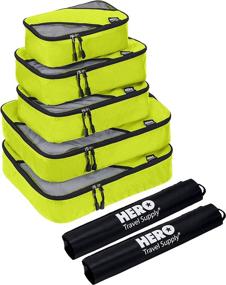 img 4 attached to HERO Packing Cubes Set Organizers Travel Accessories and Packing Organizers