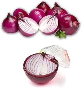 img 2 attached to 🧅 Optimized Onion Storage Containers - Onion Saver Keeper for Fridge, Fruit and Vegetable Storage Holder