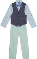 👕 izod little boys' clothing and suits & sport coats - 4 piece dress ensemble in medium size logo