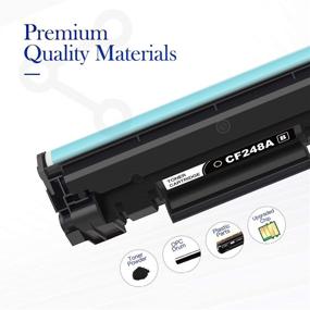 img 3 attached to Valuetoner Compatible Toner Cartridge Replacement for HP 48A CF248A - Laserjet Pro M15w M16a M15a M16w MFP M31w M30w M29w Printer (Black, 4 Pack)