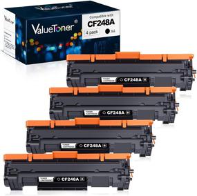 img 4 attached to Valuetoner Compatible Toner Cartridge Replacement for HP 48A CF248A - Laserjet Pro M15w M16a M15a M16w MFP M31w M30w M29w Printer (Black, 4 Pack)