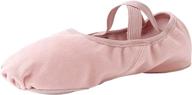 🩰 stelle women's athletic stretch canvas ballet slippers shoes logo