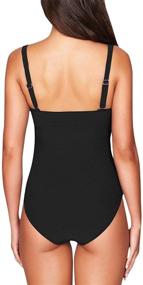 img 2 attached to COCOLEGGINGS Square-shaped Swimwear Beachwear for 👙 Women's Clothing in Swimsuits & Cover Ups