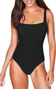 img 4 attached to COCOLEGGINGS Square-shaped Swimwear Beachwear for 👙 Women's Clothing in Swimsuits & Cover Ups