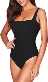 img 3 attached to COCOLEGGINGS Square-shaped Swimwear Beachwear for 👙 Women's Clothing in Swimsuits & Cover Ups
