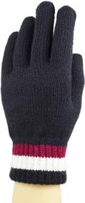 img 1 attached to Warm Winter Knitted Gloves - Gelante Men's Stretch Accessories