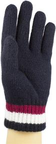 img 2 attached to Warm Winter Knitted Gloves - Gelante Men's Stretch Accessories