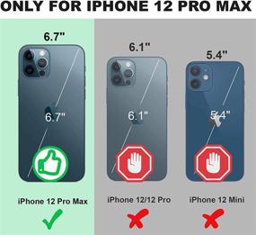 img 3 attached to 📱 Shields Up iPhone 12 Pro Max Case: Detachable Magnetic Wallet, Card Slots, Wrist Strap | Wireless Charging Support | Vegan Leather Cover (6.7 inch) - TXW