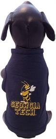 img 2 attached to 🐶 Cotton Lycra Dog Tank Top for NCAA Georgia Tech Yellow Jackets