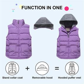 img 2 attached to 🧥 Heavyweight Waterproof Waistcoat for Boys - Pursky Outwear Clothing