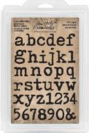 tim holtz idea-ology cling foam stamp set - lowercase th ideaology stamps logo