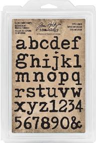 img 3 attached to Tim Holtz Idea-Ology Cling Foam Stamp Set - Lowercase TH Ideaology Stamps