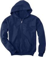 свитшот с полной молнией hanes comfortblend ecosmart: лучший выбор для мальчиковой одежды. логотип