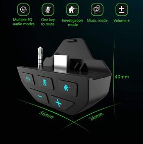 img 2 attached to 🎧 Xbox One X/S Controller Stereo Headset Adapter with 3.5 mm Audio Jack for Enhanced Sound