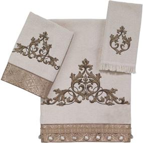 img 1 attached to 🛁 Avanti Linens Monaco Hand Towel: Luxurious Ivory Touch for Your Home