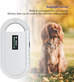 img 2 attached to 🐾 Handheld Animal Chip Reader - Portable RFID Pet Microchip Scanner, Supports ISO 11784/11785, FDX-B, and ID64 RFID