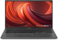 💻 asus vivobook 15 fhd laptop, intel i5-1035g1, 8gb ram, 512gb ssd, backlit keyboard, fingerprint, windows 10, slate gray, f512ja-as54 logo