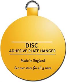 img 2 attached to 🖼️ Enhance Your Décor with the Original English Plate Hanger Disc Kit: Set of Three Four-Inch Discs