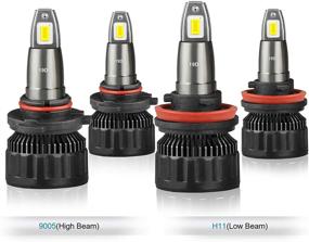 img 4 attached to MOSTPLUS 7800LM Pair All Bulb TX1860 Conversion Lights & Lighting Accessories