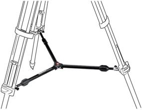 img 1 attached to Sturdy Stability: Manfrotto 537SPRB Mid Level Spreader for Enhanced Support (Black)