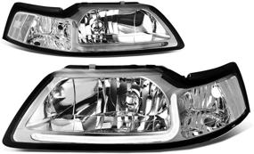 img 4 attached to 🔦 DNA Motoring HL-LB-FM99-CH-CL1 Chrome Housing Clear Corner LED Headlight Review