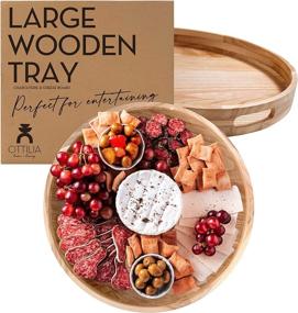 img 4 attached to 🍽️ Enhance Your Entertaining Experience with Serving Friendly Paulownia Oversized Charcuterie