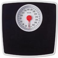 🔲 taylor precision products analog body weight scales - 330lb capacity, large easy-to-read 5" dial, black vinyl mat platform, 10.3 x 10.6 inches, black logo