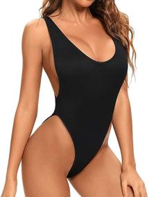 img 4 attached to Dixperfect Trend Piece Swimsuit Straps: Elevate Your Swimwear Style with Women's Clothing for Swimsuits & Cover Ups!