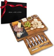 🎁 deluxe charcuterie board gift: perfect for serving platters of all sizes! logo