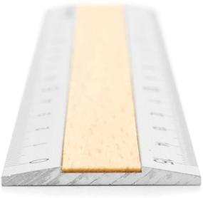 img 2 attached to 📐 Midori Aluminium Brown Ruler: High-Quality 42258006 for Precise Measurements