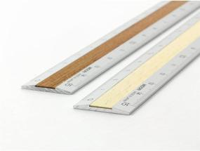 img 1 attached to 📐 Midori Aluminium Brown Ruler: High-Quality 42258006 for Precise Measurements