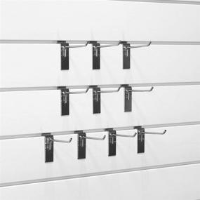 img 3 attached to Enhance Your Space with Proslat 39010 Evolia Slatwall 10 Pack: A Versatile Storage Solution