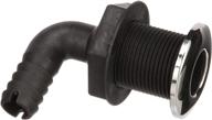 🔌 seachoice 18541 90 degree thru-hull connector - white, fits 3/4 inch id hose + 1-3/8 inch max hull логотип