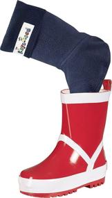 img 2 attached to Kids' Playshoes Fleece Socks for Rainboots