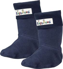 img 3 attached to Kids' Playshoes Fleece Socks for Rainboots